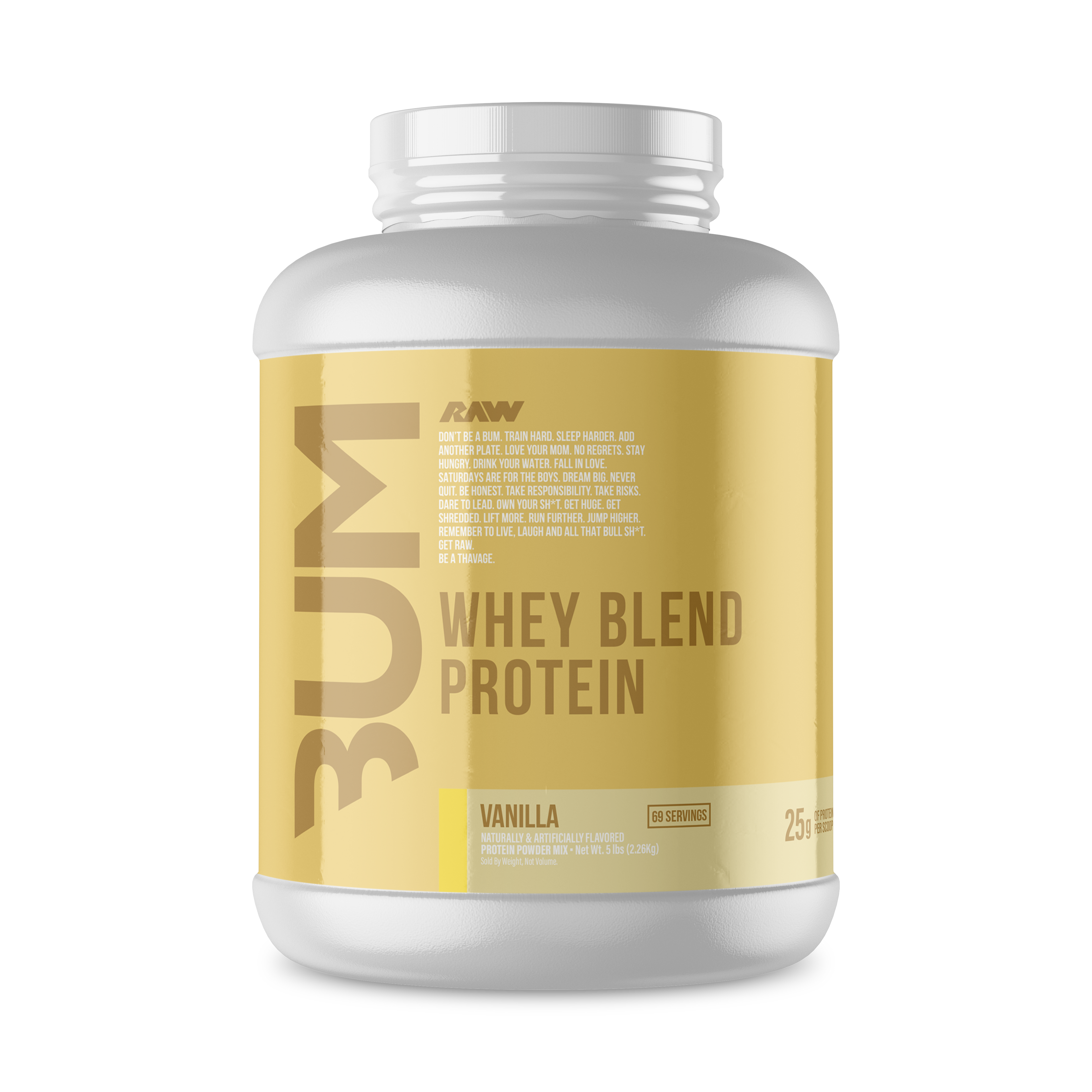Raw Cbum Whey 5 lbs