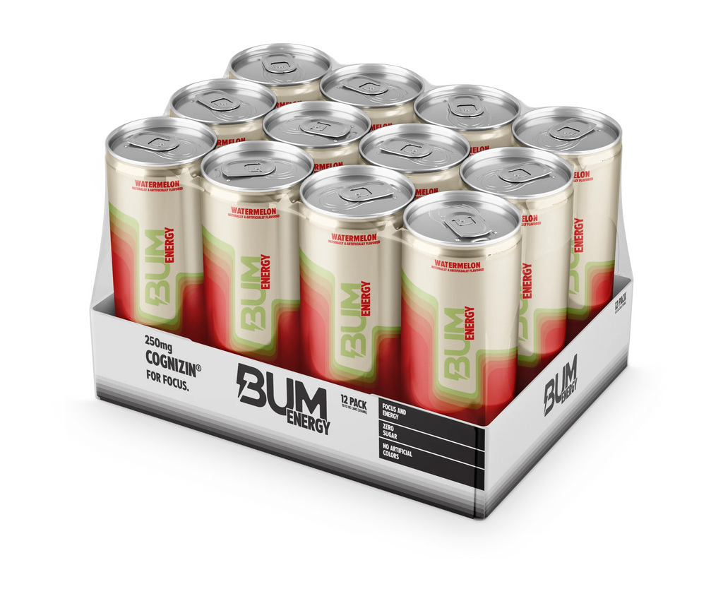 RAW BUM ENERGY DRINK 12 OZ / 12 PACK