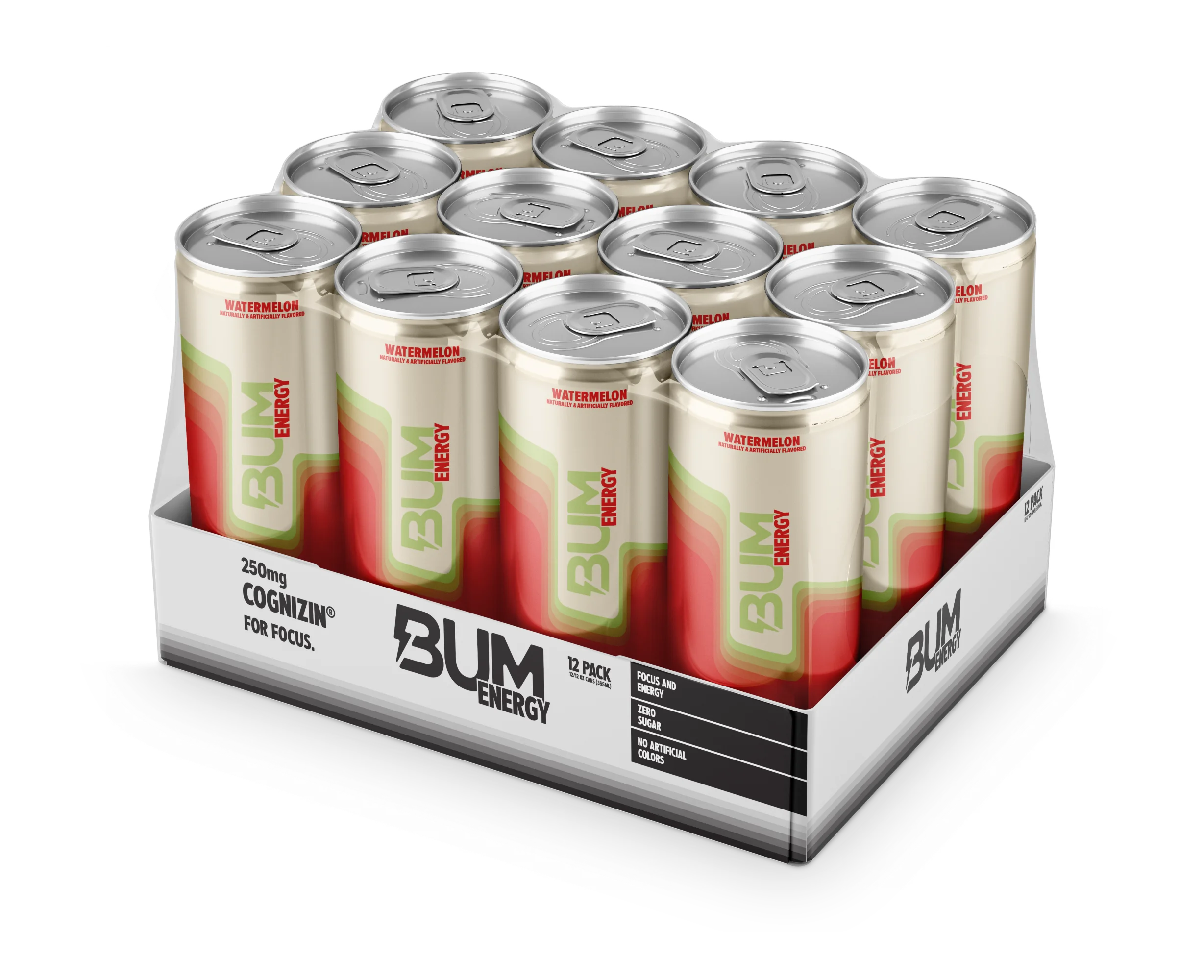 RAW BUM ENERGY DRINK 12 OZ / 12 PACK