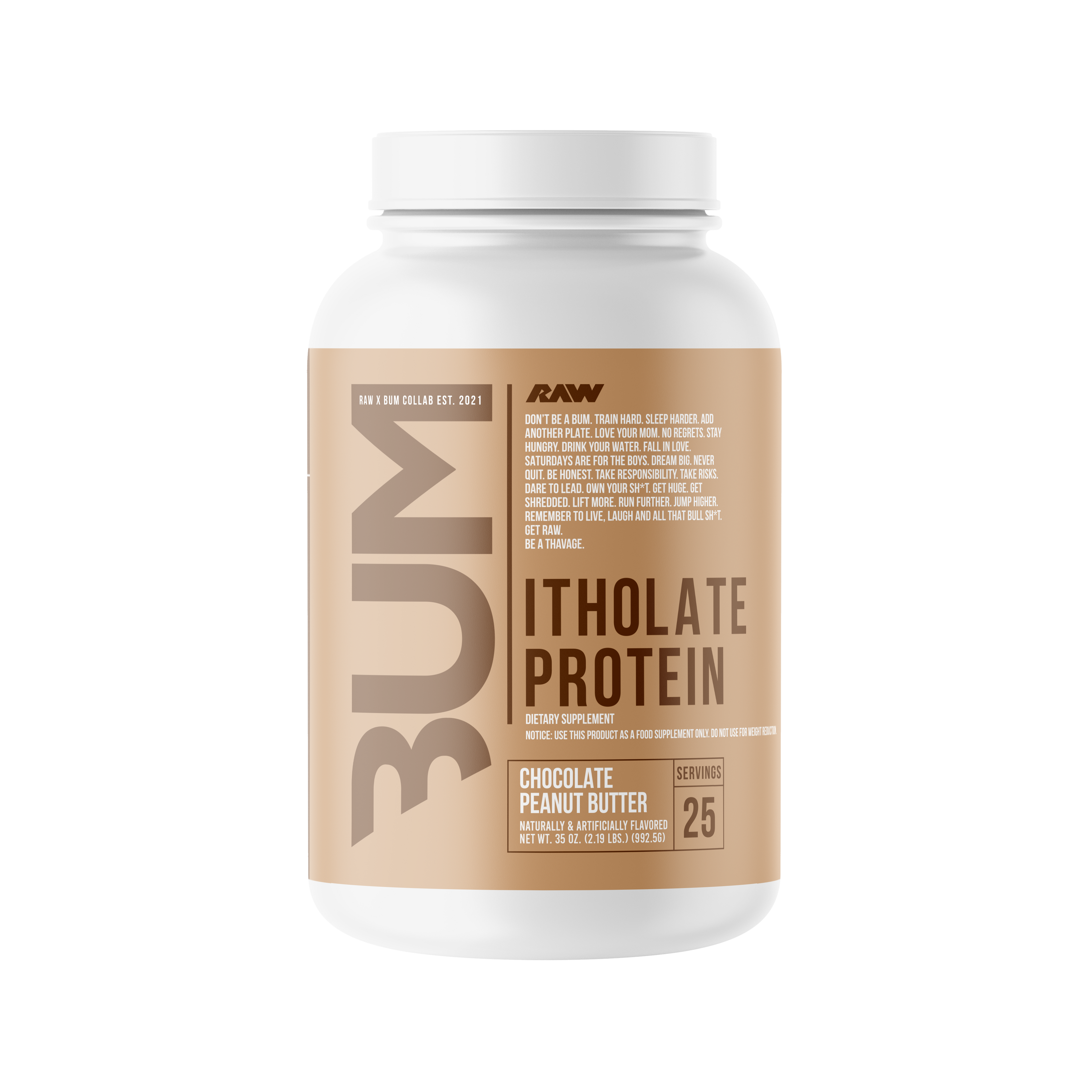 Raw Cbum Itholate Protein 2 lb