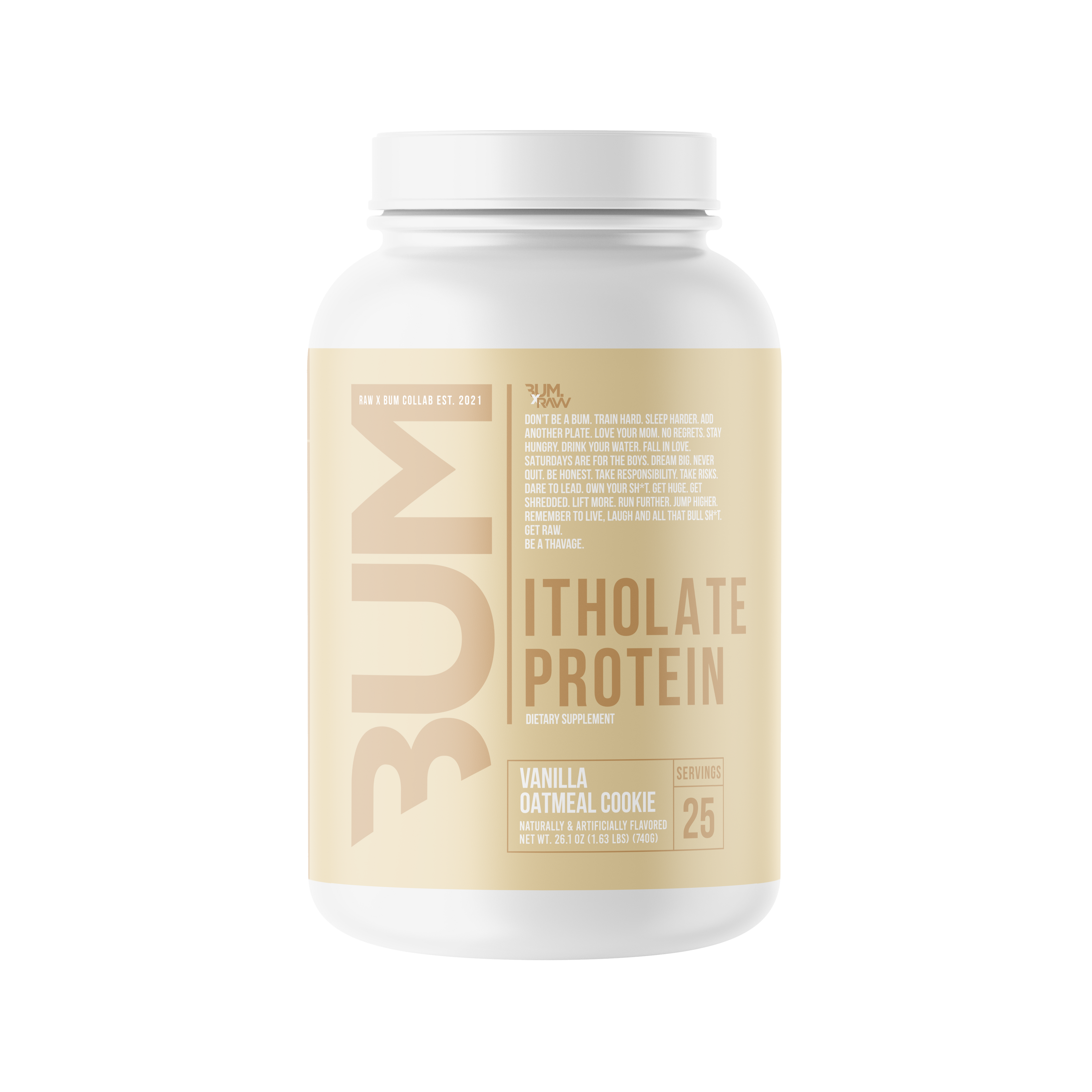 Raw Cbum Itholate Protein 2 lb
