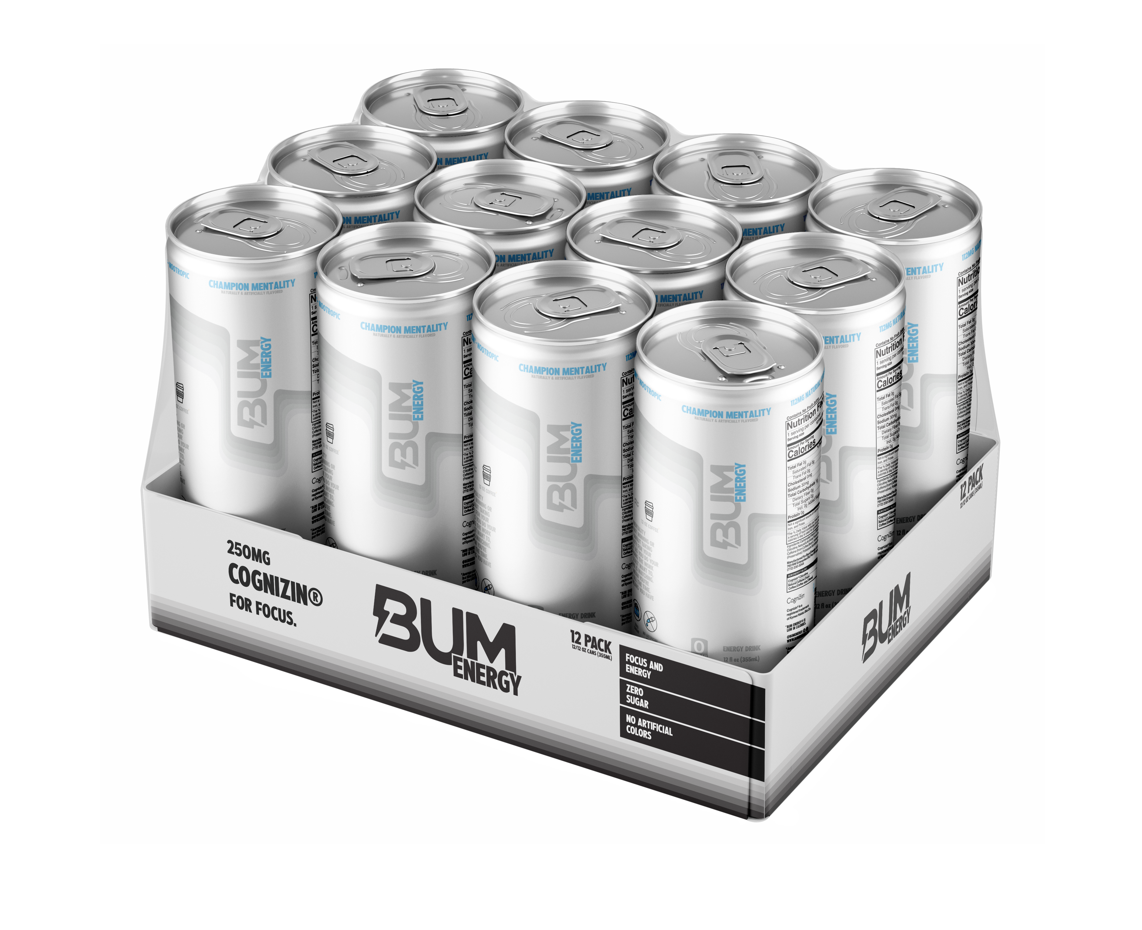 RAW BUM ENERGY DRINK 12 OZ / 12 PACK