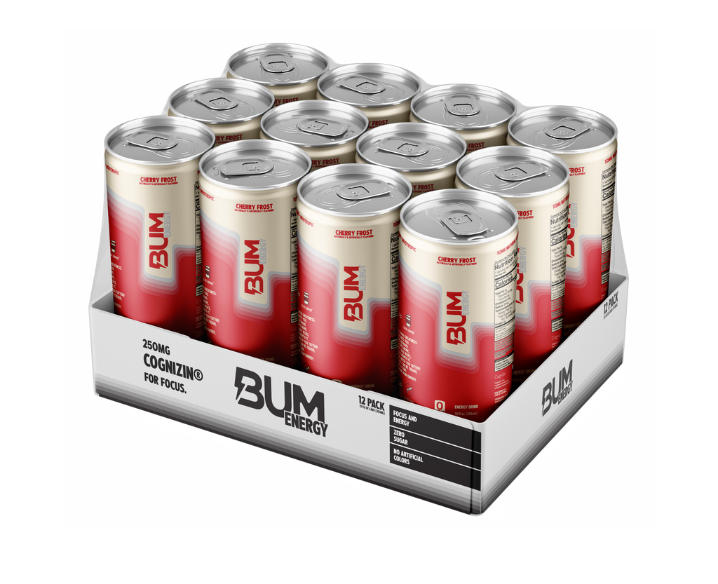 RAW BUM ENERGY DRINK 12 OZ / 12 PACK