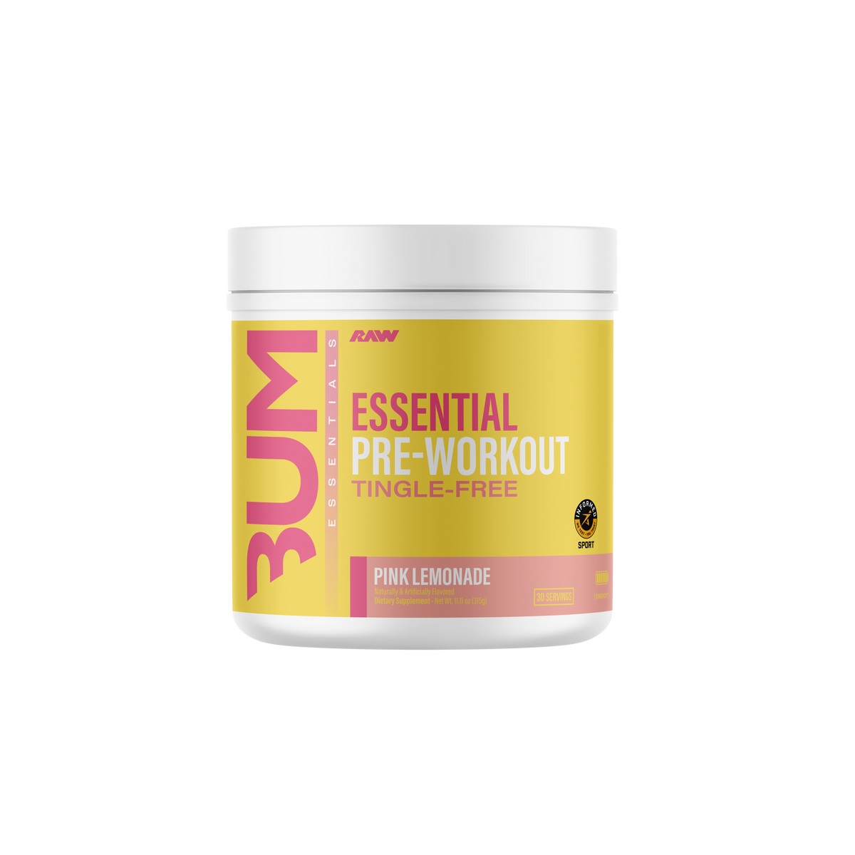 Raw Cbum Essentials Pre-Workout "Tingle Free"