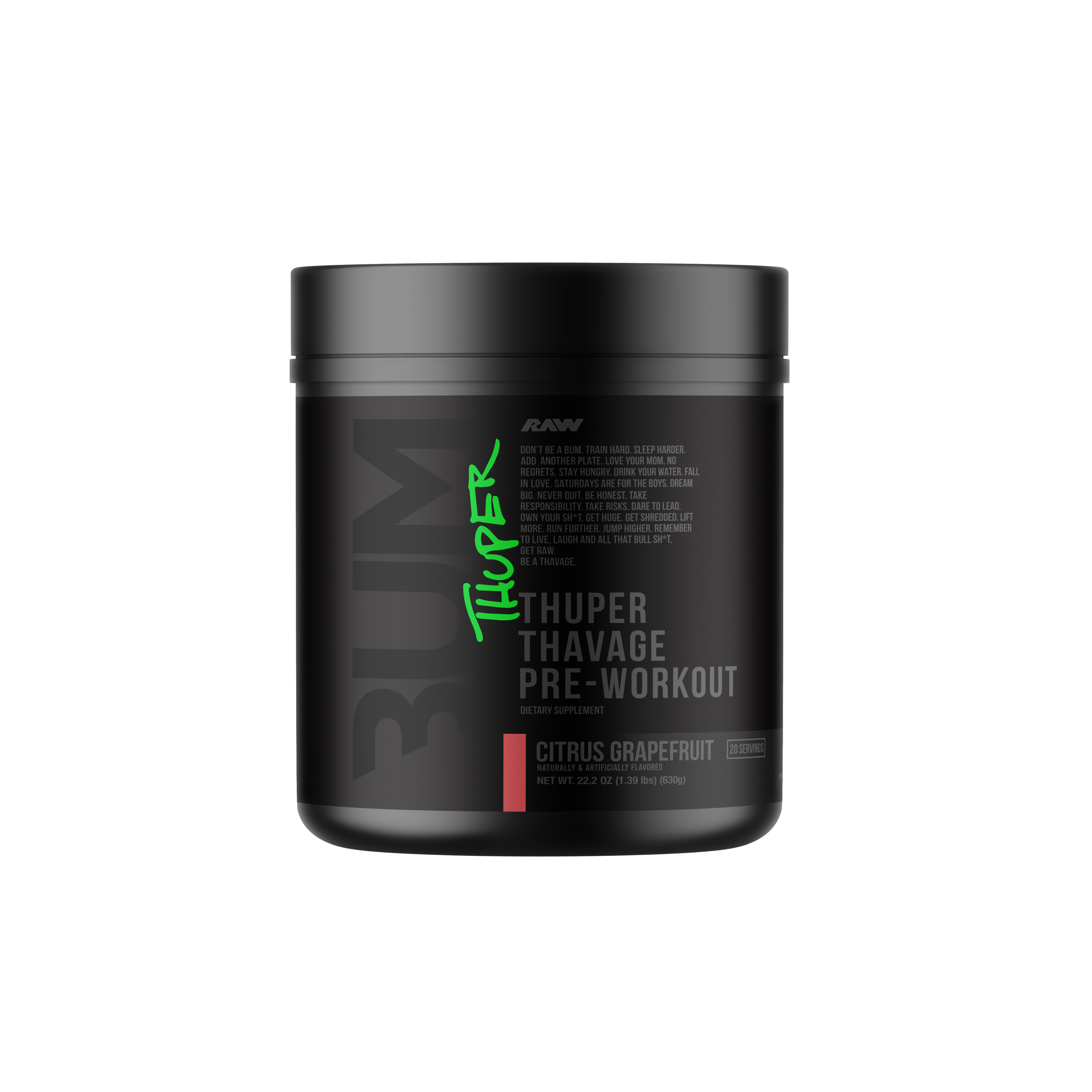 Raw Thuper Thavage Pre-Workout 20 Serv