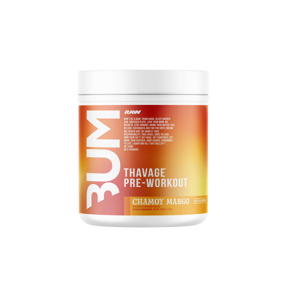Thavage Pre-Workout 40 serv