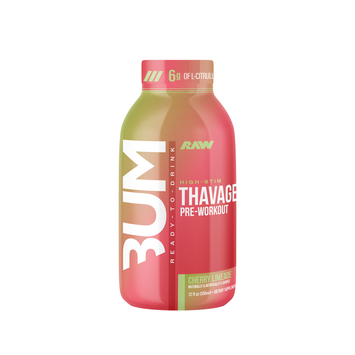 Raw Thavage RTD Pre-workout 12oz- 12 PACK