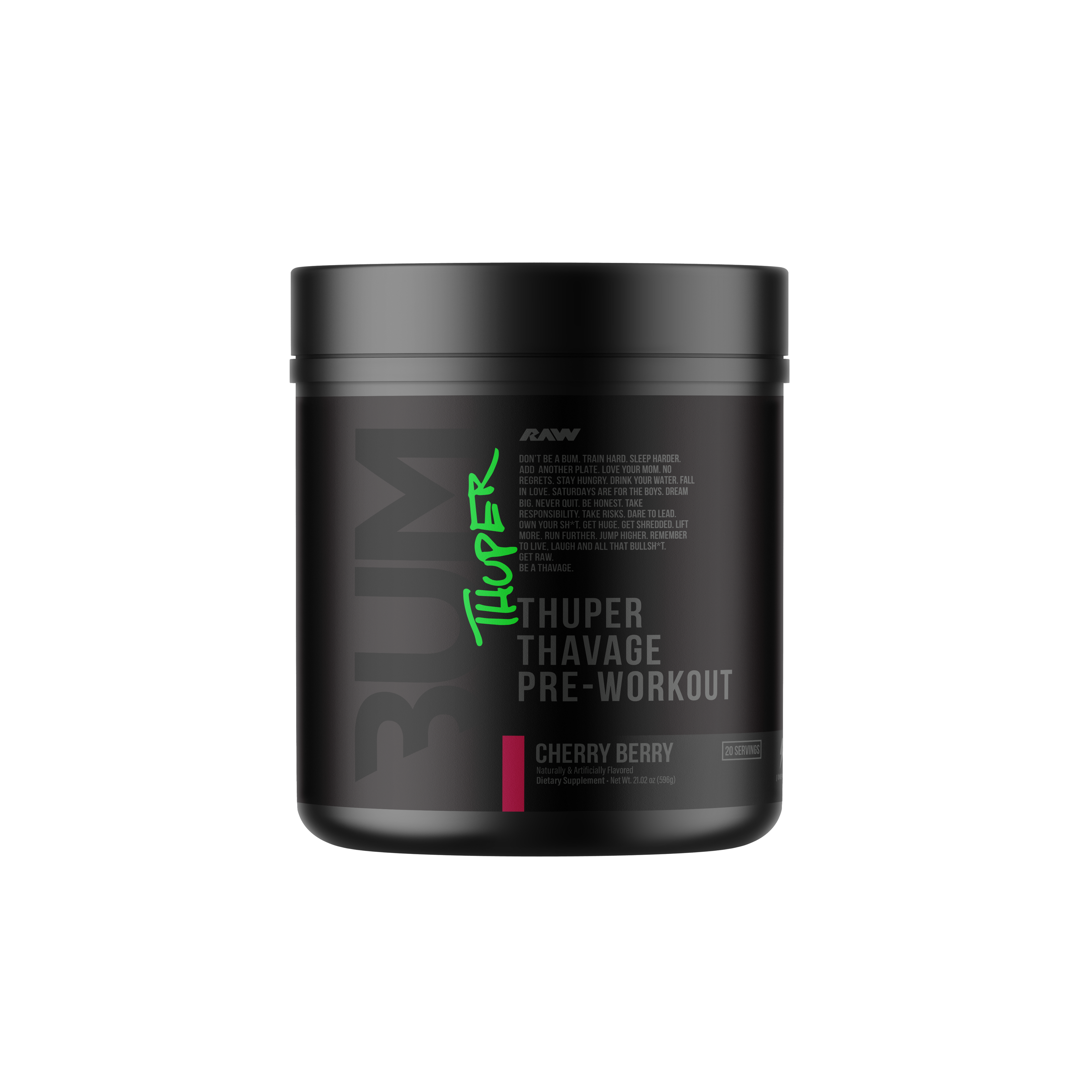 Raw Thuper Thavage Pre-Workout 20 Serv