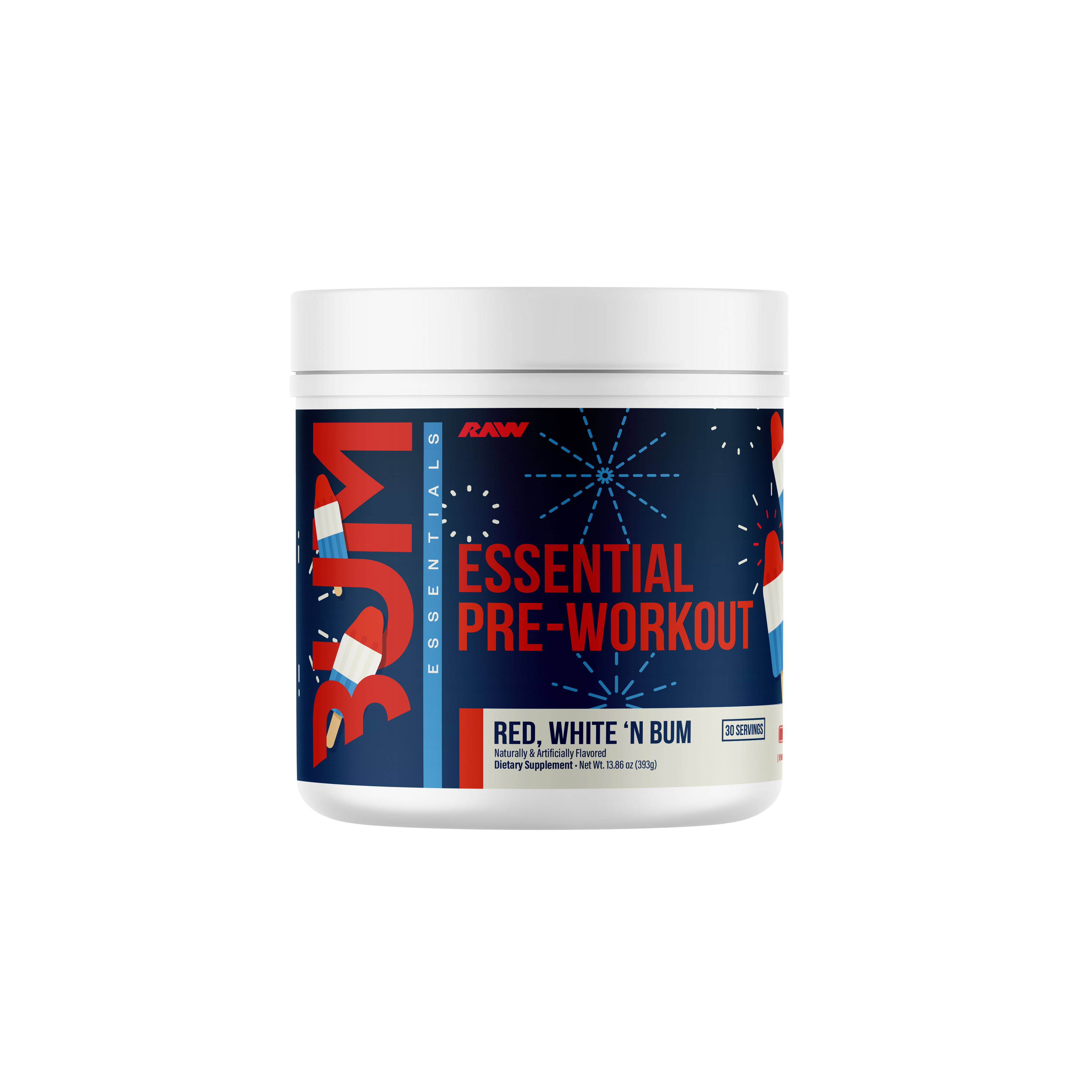 Raw Cbum Essential Pre-Workout 30 serv