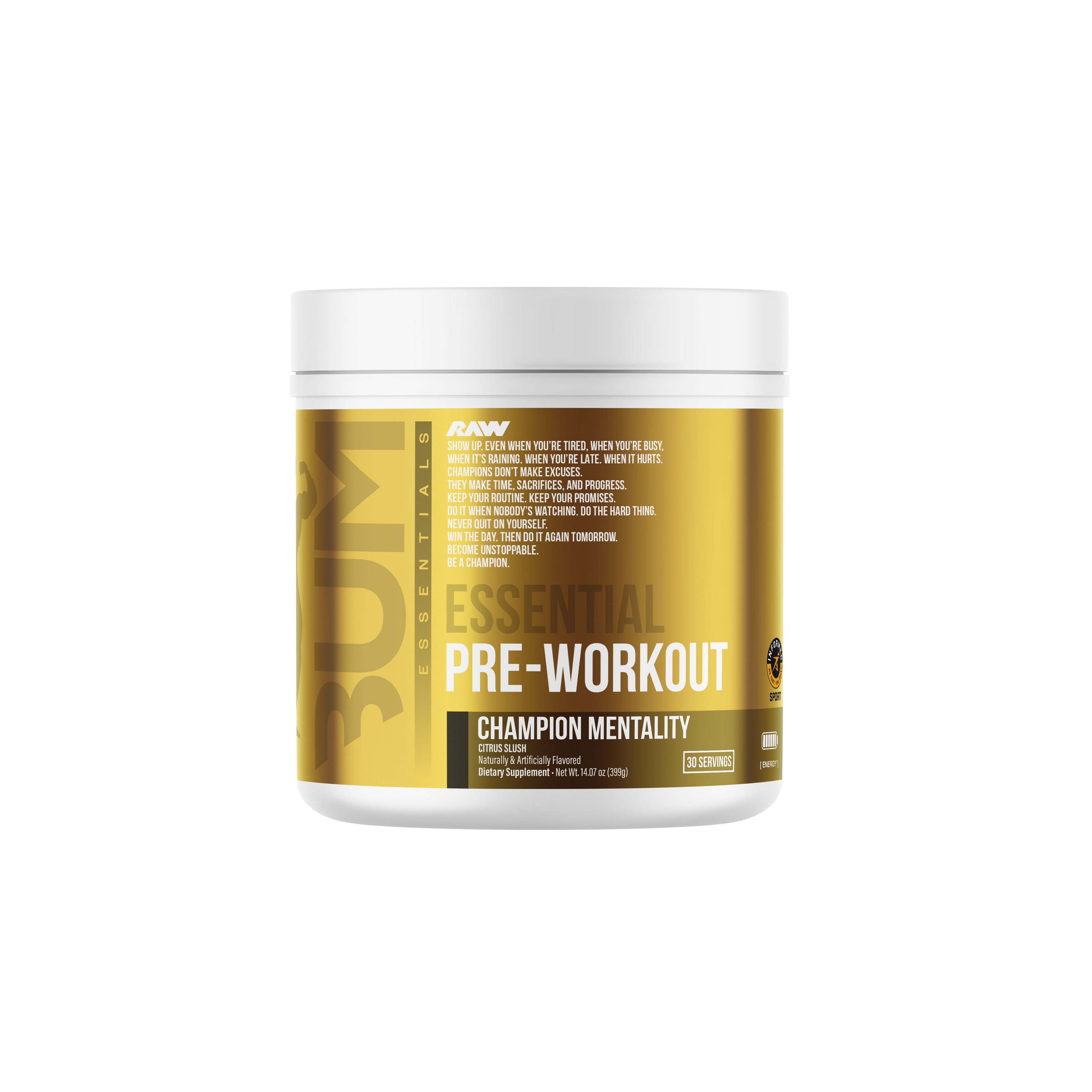 Raw Cbum Essential Pre-Workout 30 serv