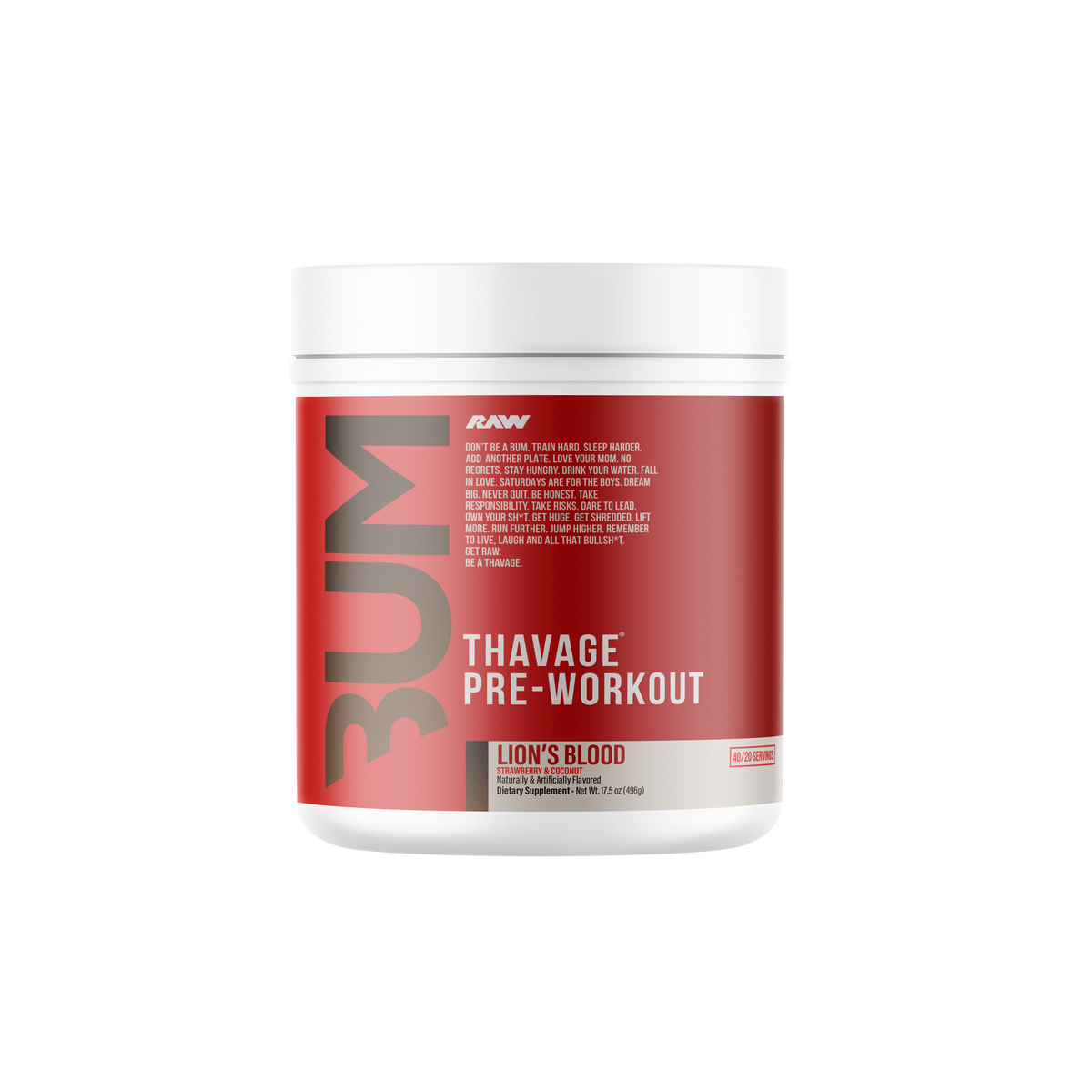 Thavage Pre-Workout 40 serv