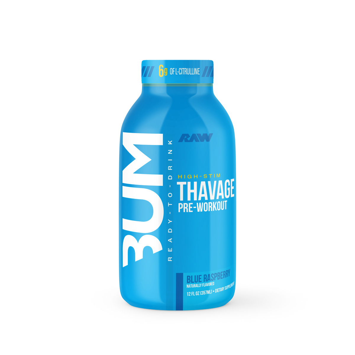 Raw Thavage RTD Pre-workout 12oz- 12 PACK