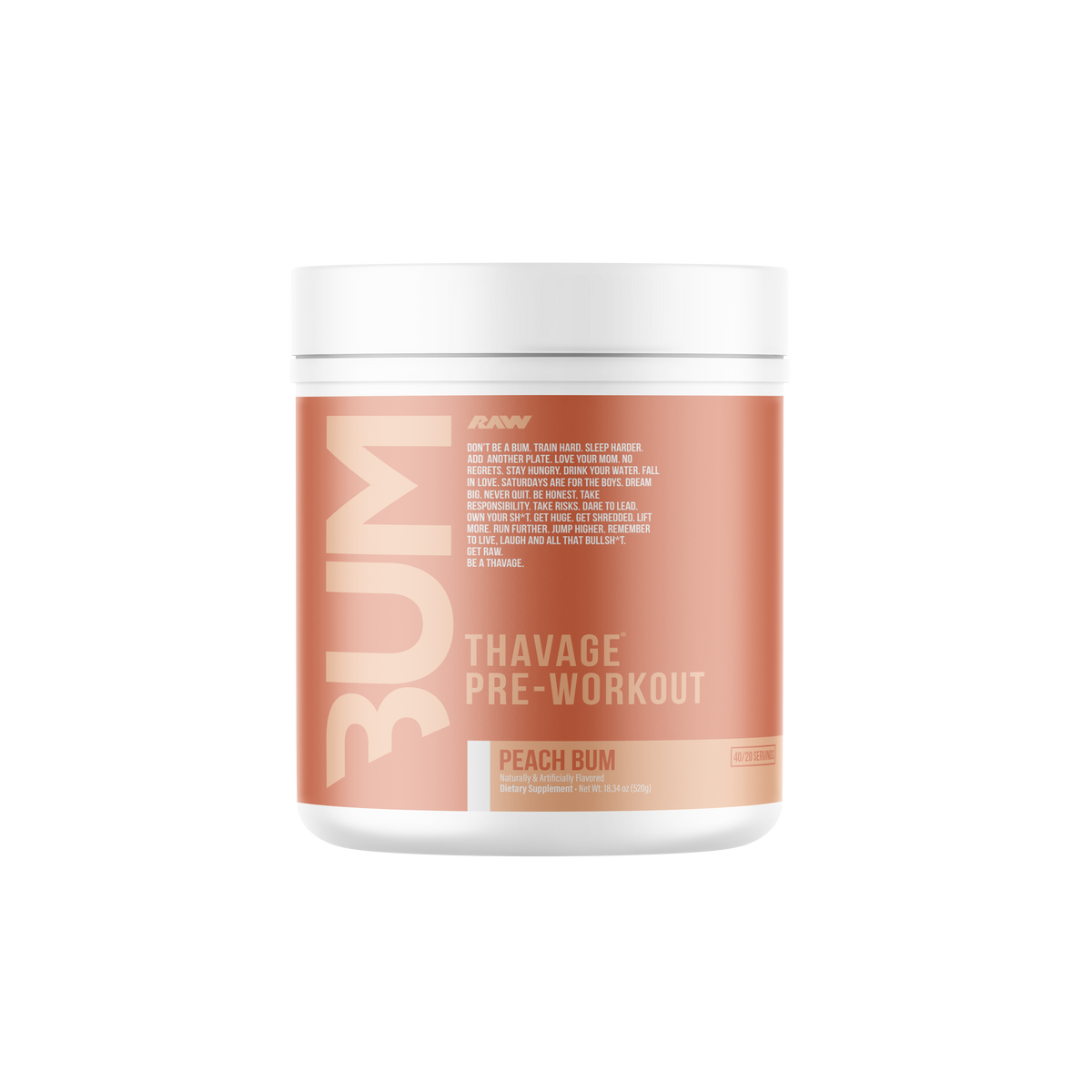 Thavage Pre-Workout 40 serv