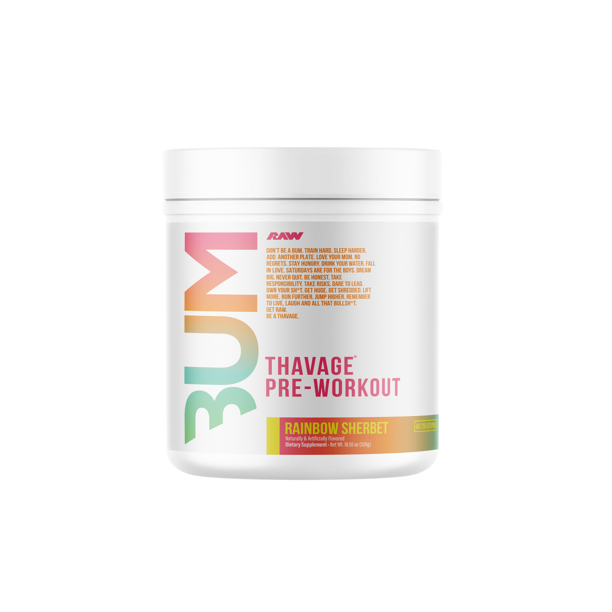 Thavage Pre-Workout 40 serv