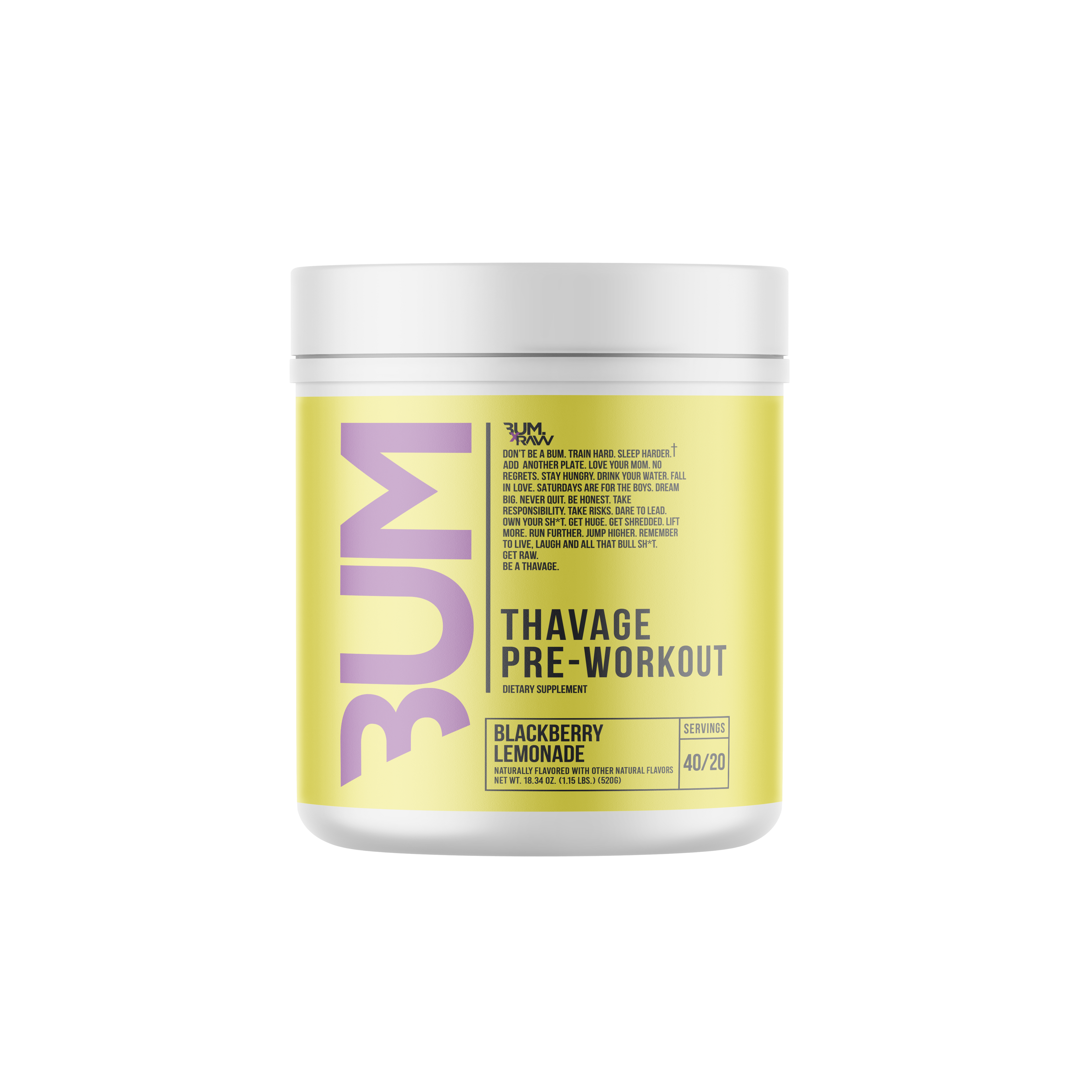 Thavage Pre-Workout 40 serv