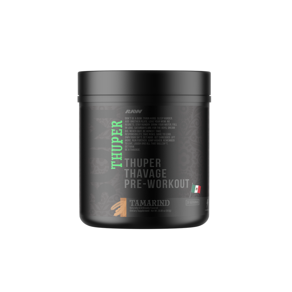 Thuper Raw Thuper Thavage Pre-Workout 20 Serv – Get Raw Nutrition Mexico
